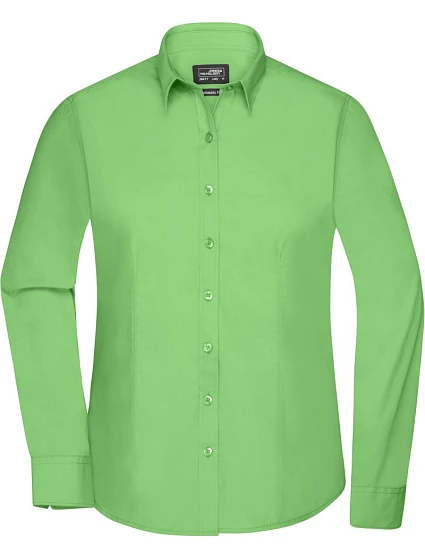 Daiber JN 677 Popelínová halenka s dlouhým rukávem 02.0677 lime green Daiber JN 677 Popelínová halenka s dlouhým rukávem 02.0677 lime green