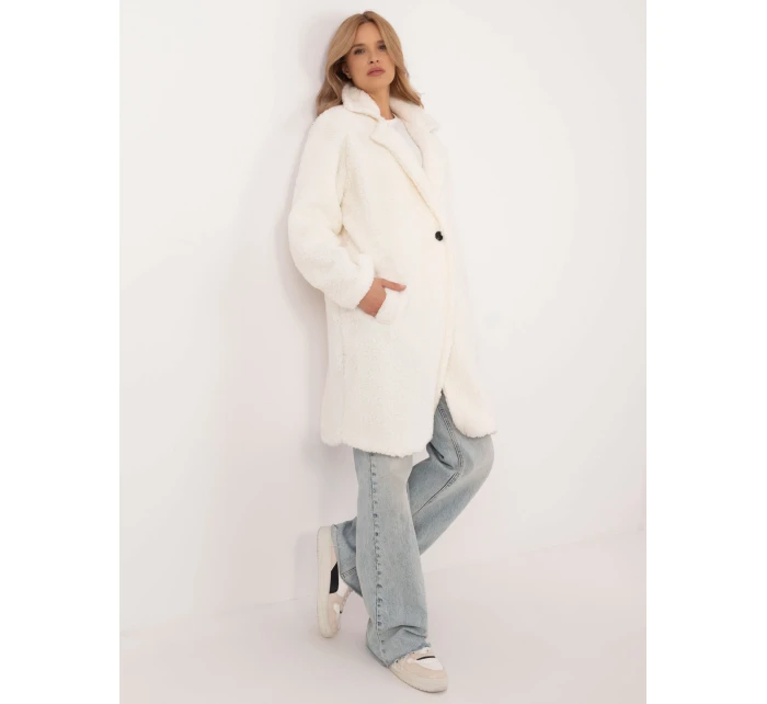 Kabát DHJ PL 19991.93P ecru Kabát DHJ PL 19991.93P ecru