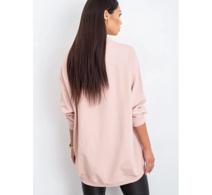 Mikina RV BL 5185.93P světle růžová