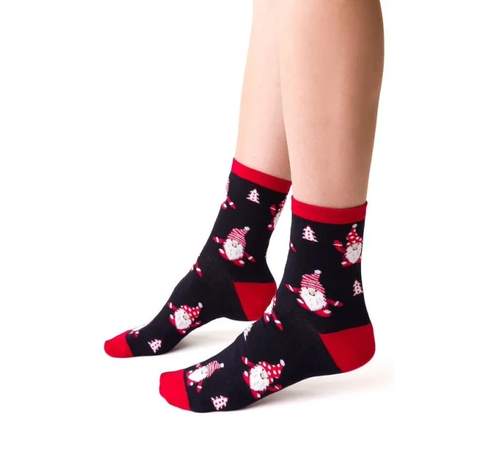 Ponožky Steven art.136 Świąteczne damskie 35-40