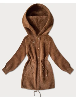 bunda typu alpaka v karamelové barvě model 21486705 - MHM
