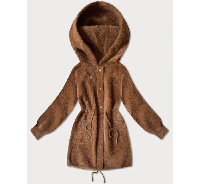 bunda typu alpaka v karamelové barvě model 21486705 - MHM
