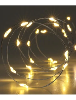 LAMPKI NA GIRLANDA 100 LED CIEPŁY BIAŁY model 21832624