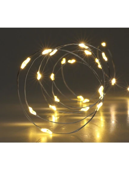 LAMPKI NA GIRLANDA 100 LED CIEPŁY BIAŁY model 21832624