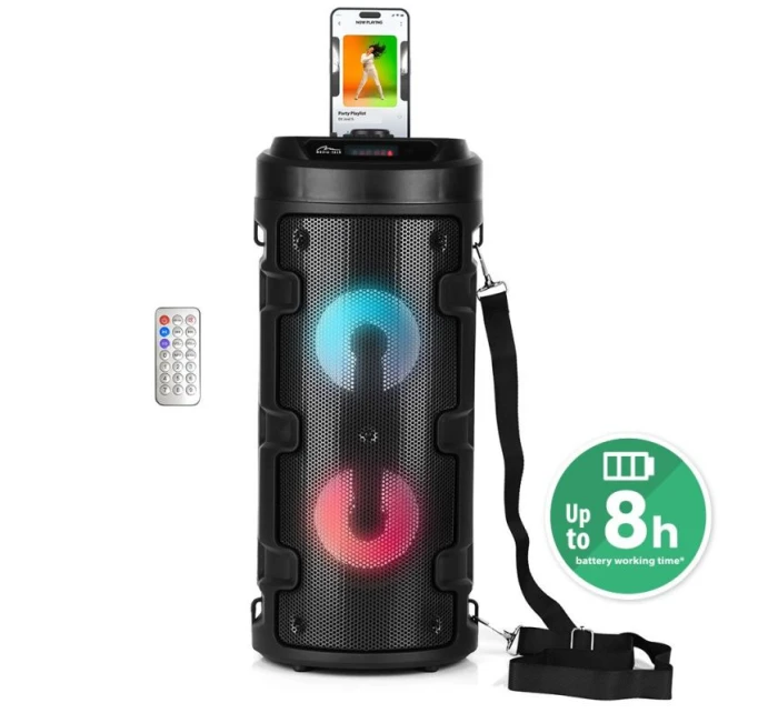 MEDIA-TECH PARTYBOX KEG BT- KOMPAKTNÍ BLUETOOTH STEREO REPRODUKTOR S FM RÁDIEM, MP3 PŘEHRÁVAČEM MT3165