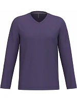 Kariban K 358 Pánské tričko do V s dl. rukávem 20.K358 purple Kariban K 358 Pánské tričko do V s dl. rukávem 20.K358 purple
