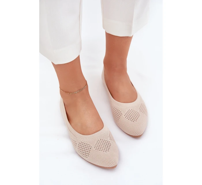 Dámské Baletky Béžové model 21702982 - Boto