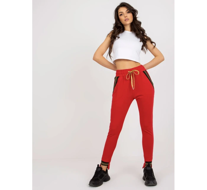 Tepláky RV DR 6173.71 červená