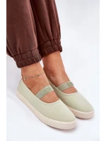 Dámské tenisky Big Star – světle zelené Dámské tenisky Big Star – světle zelené