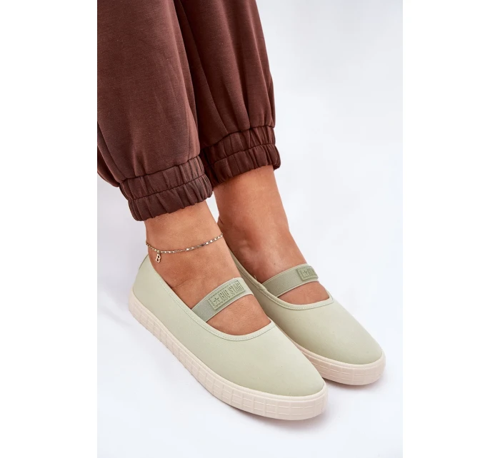 Dámské tenisky Big Star – světle zelené Dámské tenisky Big Star – světle zelené