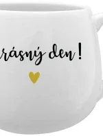 KRÁSNÝ DEN! - bílý keramický hrníček 300 ml