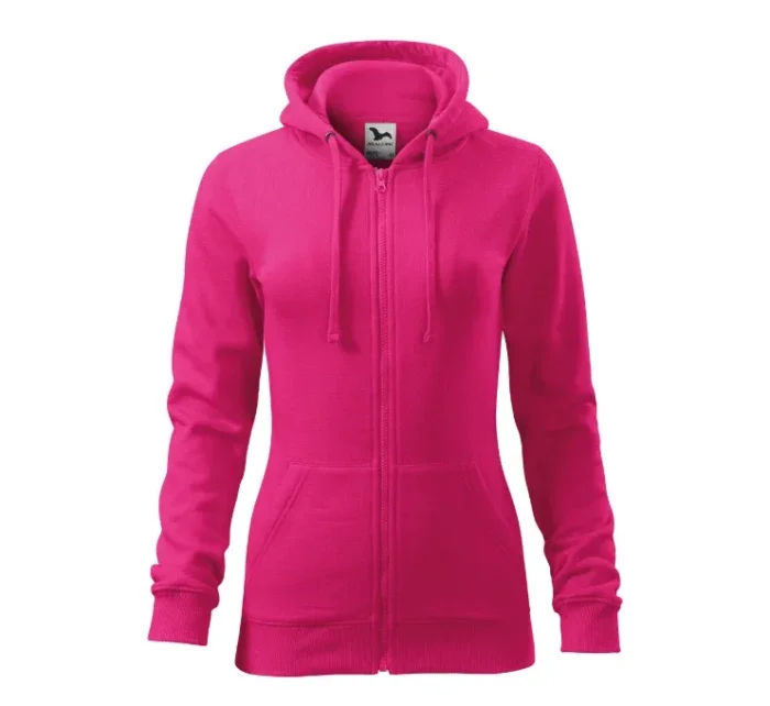 Trendy Zipper mikina dámská purpurová Trendy Zipper mikina dámská purpurová