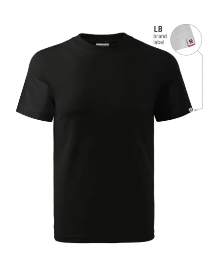 Base tričko unisex černá 01 (brand label)