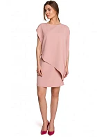 Dámské šaty S262 Pudr růžová - Stylové
