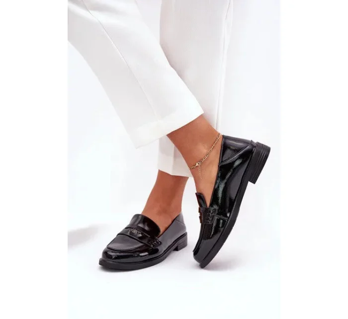 Dámské mokasíny 18100 Černá - VINCEZA