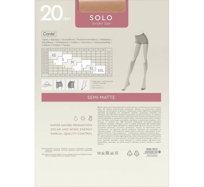 model 21762785 Solo punčocháče 20 den 24 - Conte