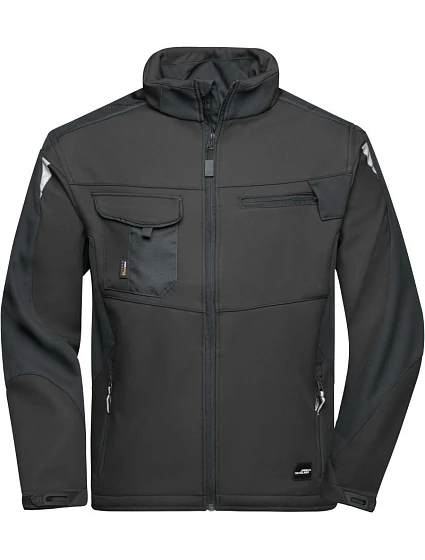 Daiber JN 844 Pracovní letní softshellová bunda - Strong 02.0844 black/black Daiber JN 844 Pracovní letní softshellová bunda - Strong 02.0844 black/black