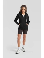 Fruit of the Loom Premium Lady-Fit Hooded Jacket Dámská mikina s kapucí 16.2118 heather grey Fruit of the Loom Premium Lady-Fit Hooded Jacket Dámská mikina s kapucí 16.2118 heather grey