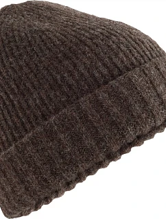 Beechfield B 389 Pletená čepice "Stonefell" 53.0389 dark brown marl