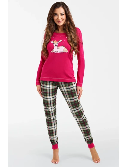 Italian Fashion Zonda long length sp. barva:amarant/print Italian Fashion Zonda long length sp. barva:amarant/print