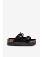 Dámské sandály na masivní platformě se černé model 21685371 - Boto Dámské sandály na masivní platformě se černé model 21685371 - Boto