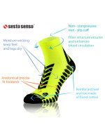 Sesto Senso krátké sportovní ponožky žluté