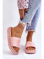 Dámské pantofle Big Star - světle růžové Dámské pantofle Big Star - světle růžové