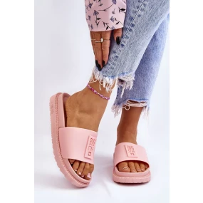 Dámské pantofle Big Star model 19994136 Světle růžové - Big Star Shoes