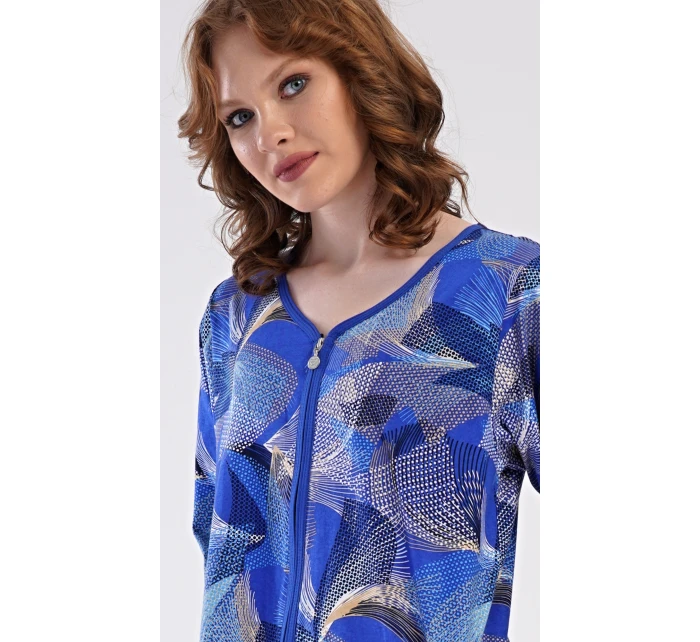 Dámské domácí šaty s tříčtvrtečním rukávem Eliza