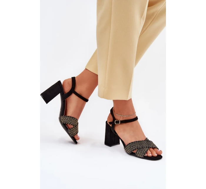 Sandály na podpatku  model 214687 Step in style