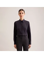 Seidensticker Blouse Regular LSL Popelínová halenka s dlouhým rukávem 78.0604 anthracite