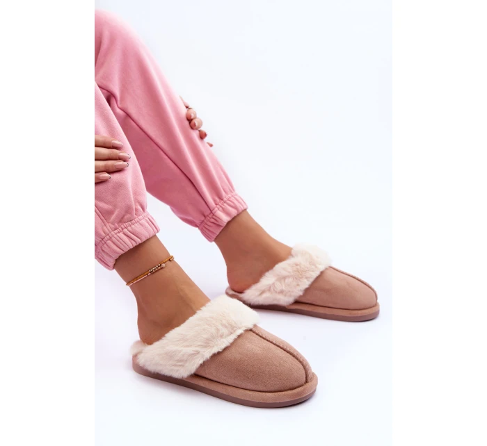 Dámské Pantofle s Kožíškem model 21631458 - Boto Dámské Pantofle s Kožíškem model 21631458 - Boto