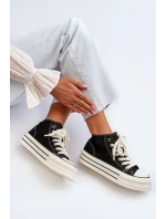 Dámské tenisky na platformě černé model 21652279 - Boto Dámské tenisky na platformě černé model 21652279 - Boto