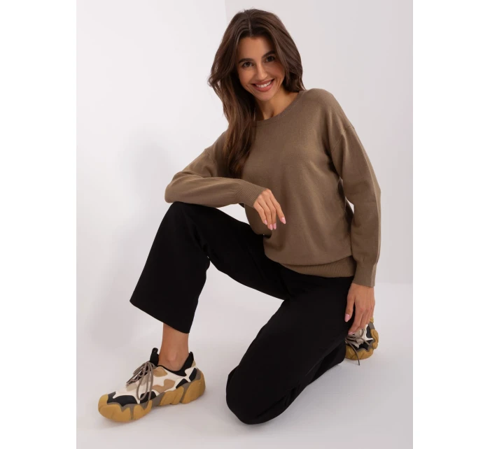 Sweter AT SW model 19766731 brązowy - FPrice