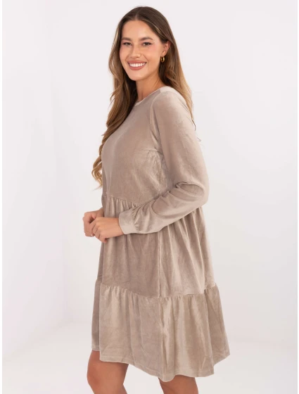 Šaty D10040Z30289 tmavě lila Šaty D10040Z30289 tmavě lila