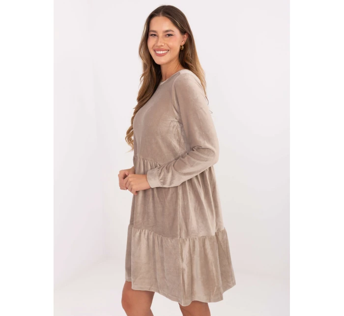 Šaty D10040Z30289 tmavě lila Šaty D10040Z30289 tmavě lila