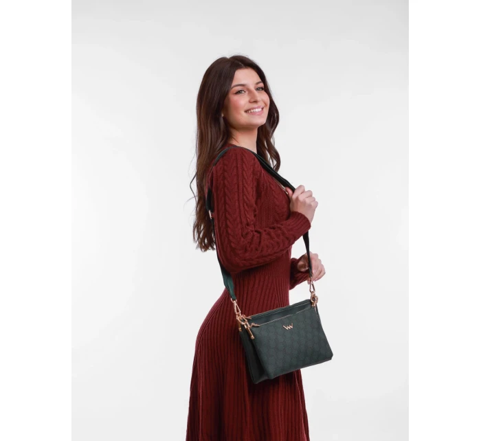 Dámská dvojitá kabelka Vuch Clasie MN Dark Green Dámská dvojitá kabelka Vuch Clasie MN Dark Green