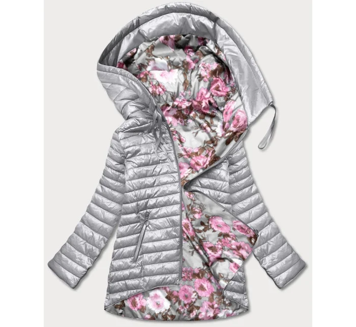 Oboustranná šedá dámská bunda model 17214400 - CANADA Mountain Oboustranná šedá dámská bunda model 17214400 - CANADA Mountain