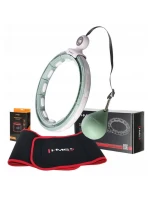 Hula Hop HMS HHM15 s počítadlem a gravitační koulí zelená + pásek BR163 červená sada