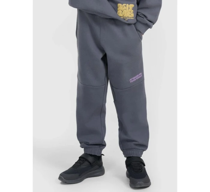 Chlapecké tepláky joggers 4F 4FJRAW25TTROM1605-22S
