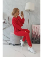 Atlanta tištěná sada červená