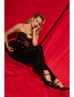 Lakované lodičky s páskem čokoládové model 21788340 - Boto Lakované lodičky s páskem čokoládové model 21788340 - Boto