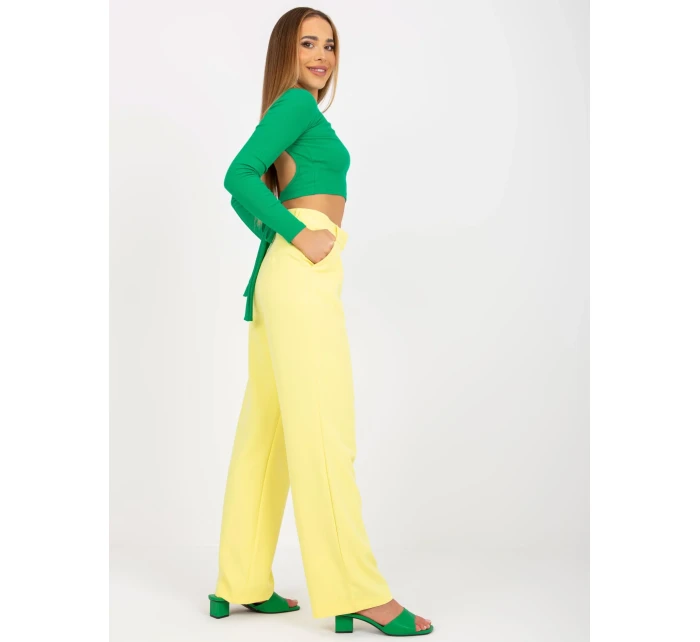 Kalhoty TO SP 18155.21P jasně žlutá