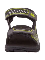 Dětské sandály K Černá se zelenou model 18758570 - Kappa Dětské sandály K Černá se zelenou model 18758570 - Kappa