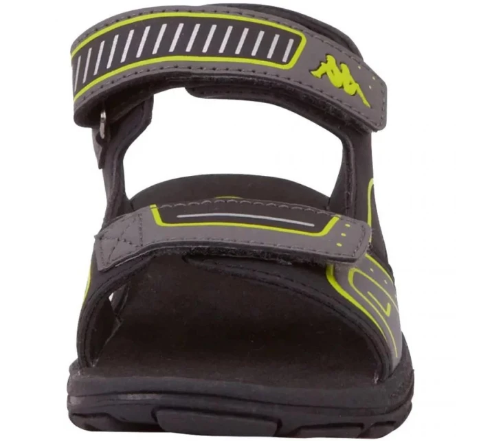 Dětské sandály K Černá se zelenou model 18758570 - Kappa Dětské sandály K Černá se zelenou model 18758570 - Kappa