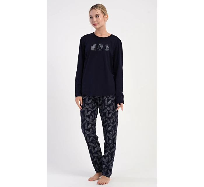 Dámské pyžamo dlouhé model 21745712 - Vienetta Dámské pyžamo dlouhé model 21745712 - Vienetta