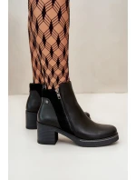 Boty na podpatku model 199291 Step in style Boty na podpatku model 199291 Step in style