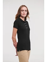 Dámské elastické piqué polo 10. black model 22473800 - Russell Athletic