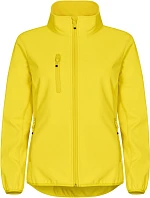 Clique Classic Softshell Jkt W Dámská 3-vrstvá softshellová bunda 67.0915 lemon
