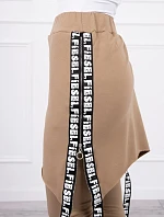 Kalhoty/oblek s nápisem selfie camel